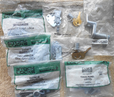 Lot of  7  NEW  Locks  in sealed packages