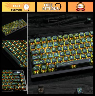 Custom PBT Shine-Through Keycaps Set - 117 ASA Profile Universal Compatibility f