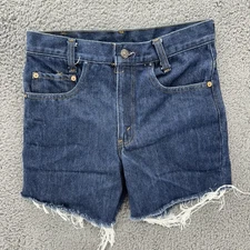 Vintage Levis 717-0917 Student Jeans Tagged 29x36 CUT-OFF Denim Made In USA 80s