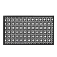 Aluminum Sheet 24 in x 36 in Indoor Outdoor Black Perforated Corrosion Resistant