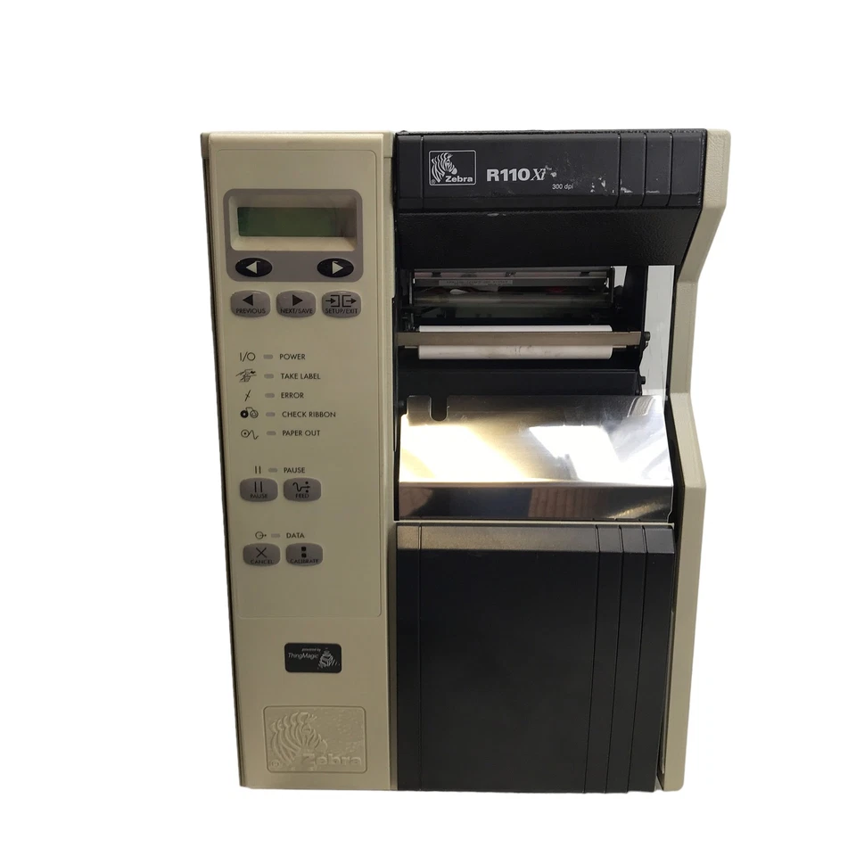 Zebra 110XiIII RFID Thermal Label Printer 300dpi R13-7A1-00000 #U8724 - Image 2 of 4