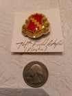 VINTAGE WWII US ARMY 74TH FIELD ARTY BN PLASTIC DI PB WHITEHEAD & HOAG USED EXC! — photo 1