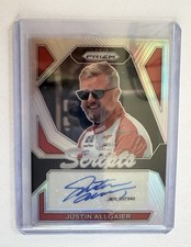 2024 Panini Prizm - Scripts Justin Allgaier #S-JAR Red Prizm NASCAR Signed