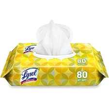 LYSOL Disinfecting Wipes - Lemon & Lime Blossom Flat Pack 80 ct. (Pack of 5)
