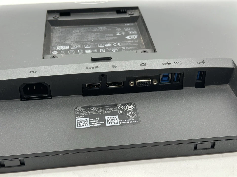 Dell P2422H 24'' 1080p Full HD IPS LCD Monitor-No Stand / Power Cable - Image 4 of 4