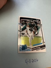 2023 Donruss Optic Football Rated Rookie Kelee Ringo #282 Eagles