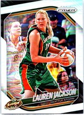 2025 Panini Prizm WNBA #91 Lauren Jackson Silver Prizms