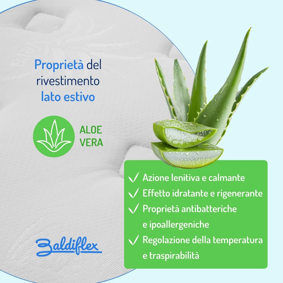 Materasso Memory Foam Ortopedico Baldiflex RelaxOne 20 Made in Italy - Immagine 4 di 4