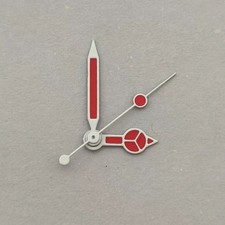 1 Set Silver Red Watch Hands For NH35 NH36 Luminous 7.75x12x13mm