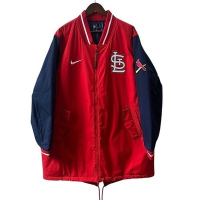 Nike MLB Authentic Colection St. Louis Cardinals Full-Zip Jacket XXL Red Nacy