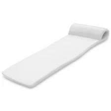 TRC Recreation Sunsation 1.75" Thick Foam Lounger Pool Float, White (Open Box)