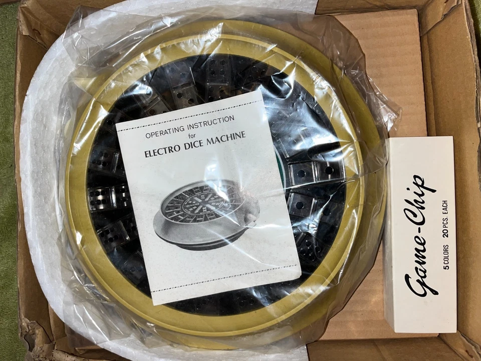 Vintage 1960 Waco Japão Electro Roulette + Máquina de Dados Bateria de Jogo Automatizada - Imagem 4 de 4