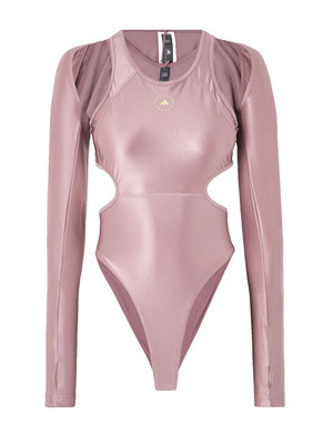 Adidas by Stella McCartney Body und Achselzucken Set lila Oberteil S UK 8 10 neu mit Etikett