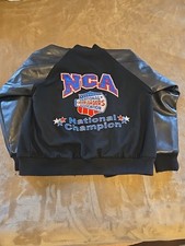 NCA National Cheerleaders Assoc Chapion Letterman S Varsity Jacket Pre-owned