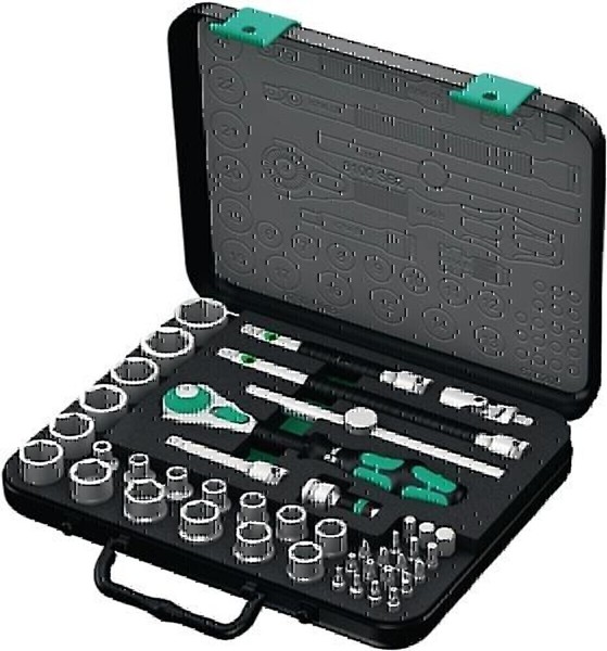 Wera SteckschlüSselsatz 8100 SB2 Zyklop 43-Tlg.3/8 Zoll Sw 6-24Mm Z.72 6KT-image