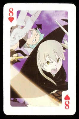 1 x Spielkarte Soul Eater Anime Figuren - 8 of Hearts ZT 87