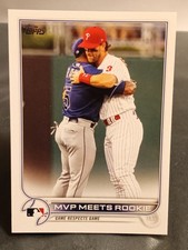 2022 Topps Series 2⭐ MVP Meets Rookie⭐Bryce Harper, Wander Franco #367 (RC)