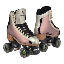 Atom Quad Outdoor Roller Skates - Flex Nylon Women's Outdoor Package Gunmetal 