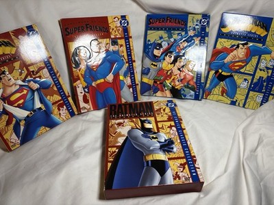 DC Comics Classic Collection DVD Vol 1-2 Batman Superman Super Friends