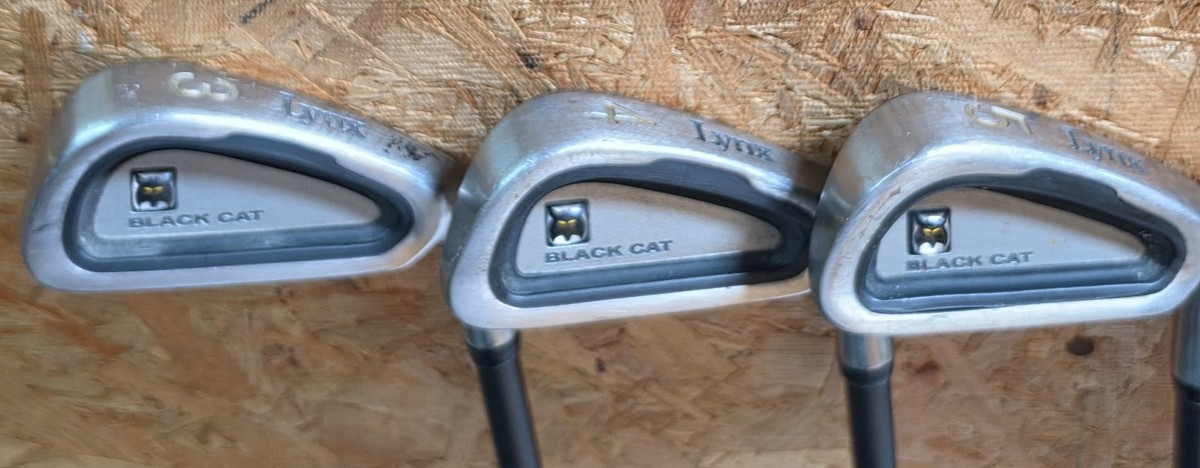 Lynx Golf BLACK CAT Iron Set 3,4,5,6,8,9,P,S,D,L RH Graphite