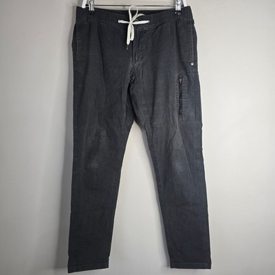 Vuori Mens Ripstop Climber Pants Charcoal Grey V412 Stretch Joggers Size Large
