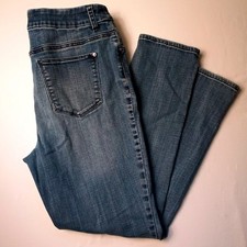 Chico's Womens So Slimming Girlfriend Slim Leg Ankle Jeans Blue Size 1/8 Classic