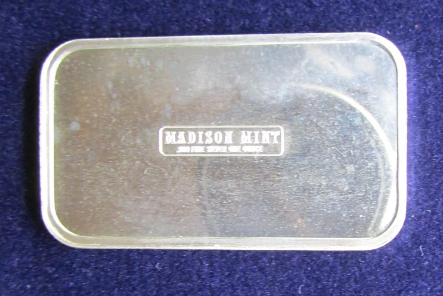 1982 1oz Silver Art Bar Madison Mint "Happy Birthday" - Image 2 of 2