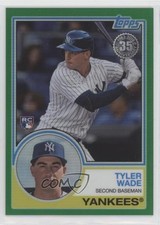 2018 Topps Silver Pack 1983 Design Chrome Series 2 Green 86/99 Tyler Wade jc3