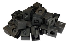 Black 12-24 Slide-on Cage Nuts Server Rack Mount Fastener USA Made 25 PCS