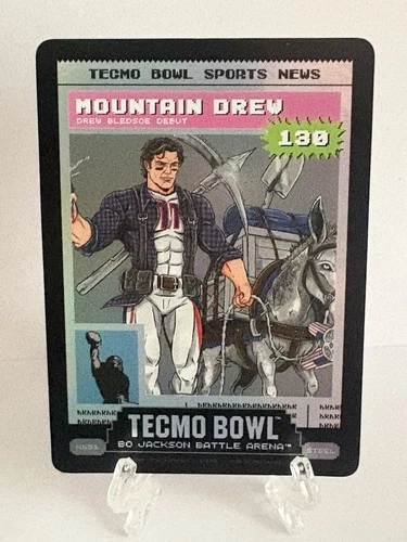 Bo Jackson Battle Arena Tecmo #N591 Mountain Drew Steel News Drew Bledsoe