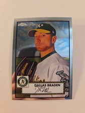2021 Topps Chrome Platinum Anniversary #563 Dallas Braden Oakland Athletics
