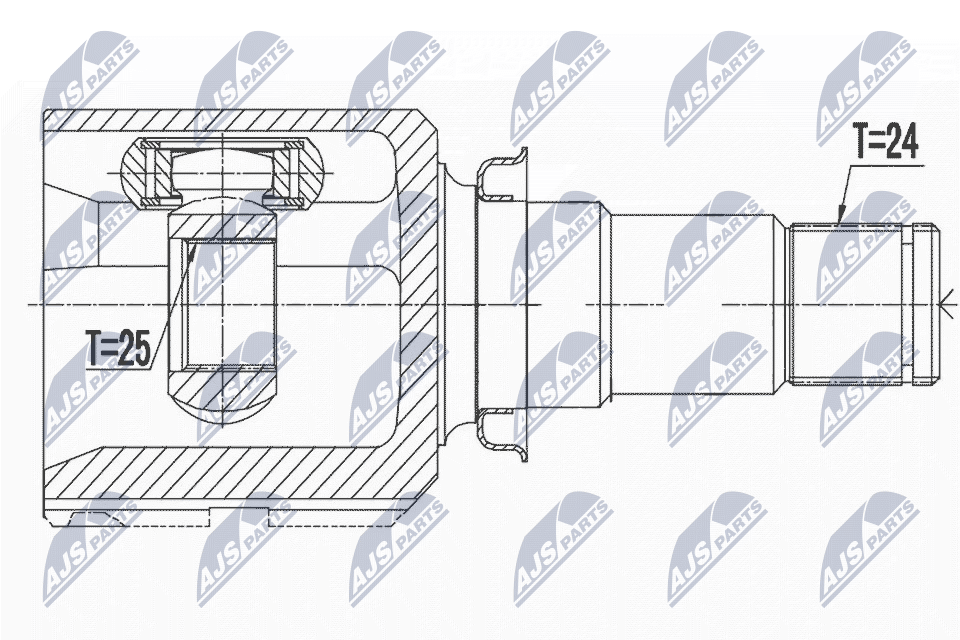 Fits NTY NPW-TY-158 INNER CV JOINT ⭐UK Stock⭐ - Image 8