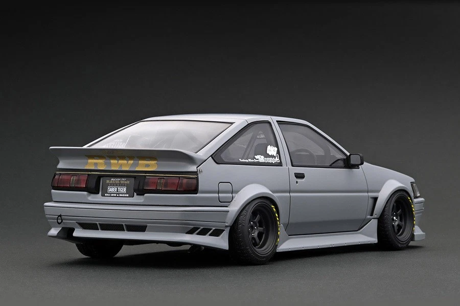 Ig2607 1/18 Rwb Ae86 grigio opaco - Immagine 2 di 4