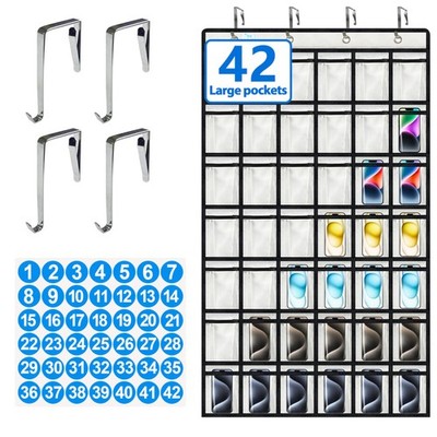 ,classroom cell phone holder, 42 Expandable pockets,teacher must haves,Classr...