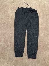 Stars Above Large Black Lounge Sleep Pants Drawstring Elastic Waist Pockets