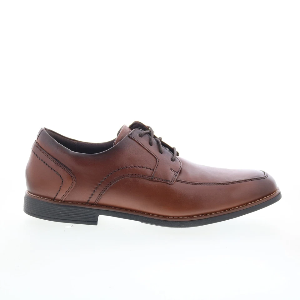 Rockport Slayter Apron Toe Mens Brown Oxfords & Lace Ups Casual Shoes - Photo 2/4