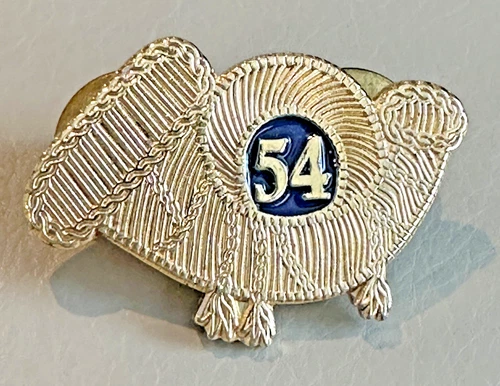 UNITED STATES CIVIL WAR UNION NORTH 54TH INFANTRY REENACTMENT HAT LAPEL PIN