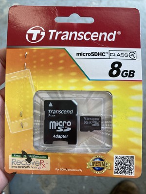 Transcend 8GB MicroSDHC Card - OEM - TS8GUSDHC4