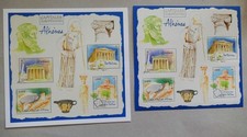 FRANCE 2004 EUROPEAN CAPITALS  GREECE SHEET** + STATIONARY ! rt07 /eh588