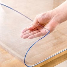 24 x 48 Inch Clear Table Cover Protector, 2mm Thick Clear 24" x 48" Clear 2mm