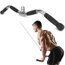 XPRT Fitness 29’’ LAT Pulldown Attachments Curl Lat Bar With Rubber Handles