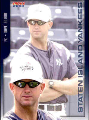 2004 Staten Island Yankees Choice 31 Dave Eiland Dade City Wesley Chapel Florida