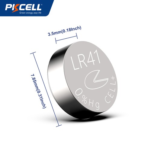 LR41 Cell AG3 (100 piece) 392 SR41 192 Alkaline Button Battery for book light - Picture 2 of 6