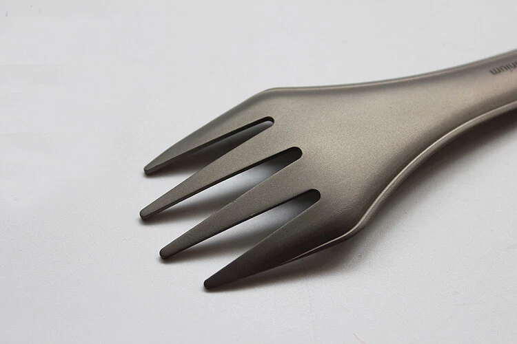 Portable Pure titanium outdoor outdoor tableware picnic camping fork and Spoonp - Image 4 of 4