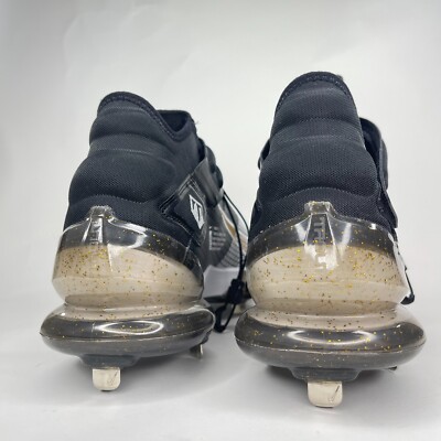 Nike Mens Force Zoom Trout 7 Black Gold Baseball Cleats Size 
