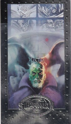 1994 Skybox DC Superman Platinum Card Series No. 64 Panic in the Sky!
