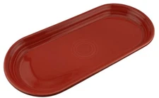 Fiesta Fiestaware Serving Tray In Scarlet Red Ceramic 12” X 5.75” HLC Unused