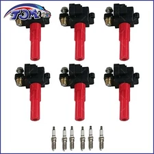 6pcs Ignition Coil & IRIDIUM Spark Plug for Subaru Outback Legacy Tribeca UF682