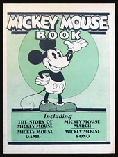 MICKEY MOUSE #1 - 1930 - VF 8.0 - Oldest Mickey Comic - 1st print w/game pages