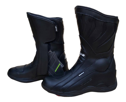 Stivali stivaletti scarpe turing per moto da turismo in di pelle con protezioni